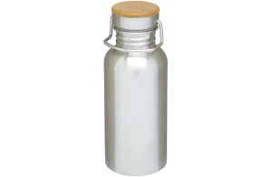 Bouteille personnalisée en acier inoxydable et couvercle bambou Thor 550 ml