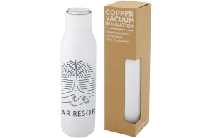 Bouteille isotherme personnalisée en acier inoxydable Marka 600 ml