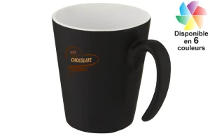 Mug personnalisé en céramique Oli avec anse 360 ml