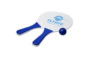Raquette de plage personnalisée Bounce en fibre de bois