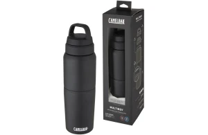 Bouteille isotherme personnalisée MultiBev 500ml avec gobelet 350 ml
