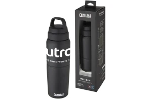Bouteille isotherme personnalisée MultiBev 500ml avec gobelet 350 ml
