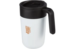 Mug isotherme Nordia recyclée à double paroi de 400 ml