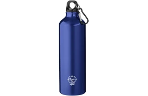 Gourde personnalisée aluminium recyclé certifié avec mousqueton 770 ml