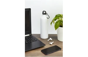 Gourde personnalisée aluminium recyclé certifié avec mousqueton 770 ml