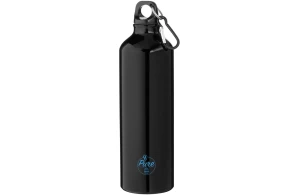 Gourde personnalisée aluminium recyclé certifié avec mousqueton 770 ml