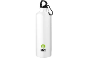 Gourde personnalisée aluminium recyclé certifié avec mousqueton 770 ml