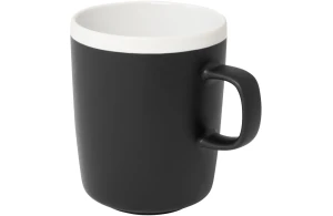 Mug en céramique mate et intérieur blanc Lilio de 310 ml