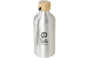 Bouteille d'eau en aluminium recyclé certifié RCS Malpeza de 500 ml