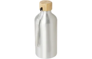 Bouteille d'eau en aluminium recyclé certifié RCS Malpeza de 500 ml