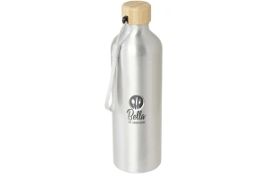 Bouteille d'eau personnalisée en aluminium recyclé certifié Malpeza de 770 ml