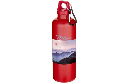 Gourde Oregon en plastique recyclé certifié avec mousqueton 750 ml