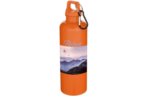 Gourde Oregon en plastique recyclé certifié avec mousqueton 750 ml