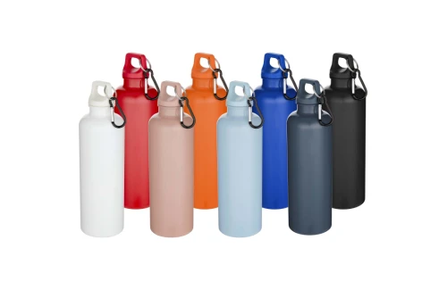 Gourde Oregon en plastique recyclé certifié avec mousqueton 750 ml