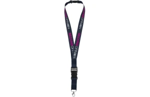 Cordon tour de cou personnalisé yogi lanyard avec boucle détachable