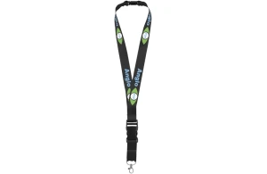 Cordon tour de cou personnalisé yogi lanyard avec boucle détachable