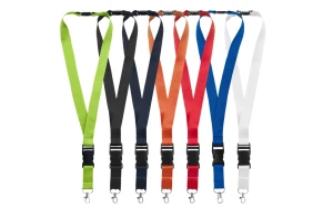 Cordon tour de cou personnalisé yogi lanyard avec boucle détachable