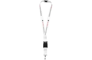 Cordon tour de cou personnalisé yogi lanyard avec boucle détachable