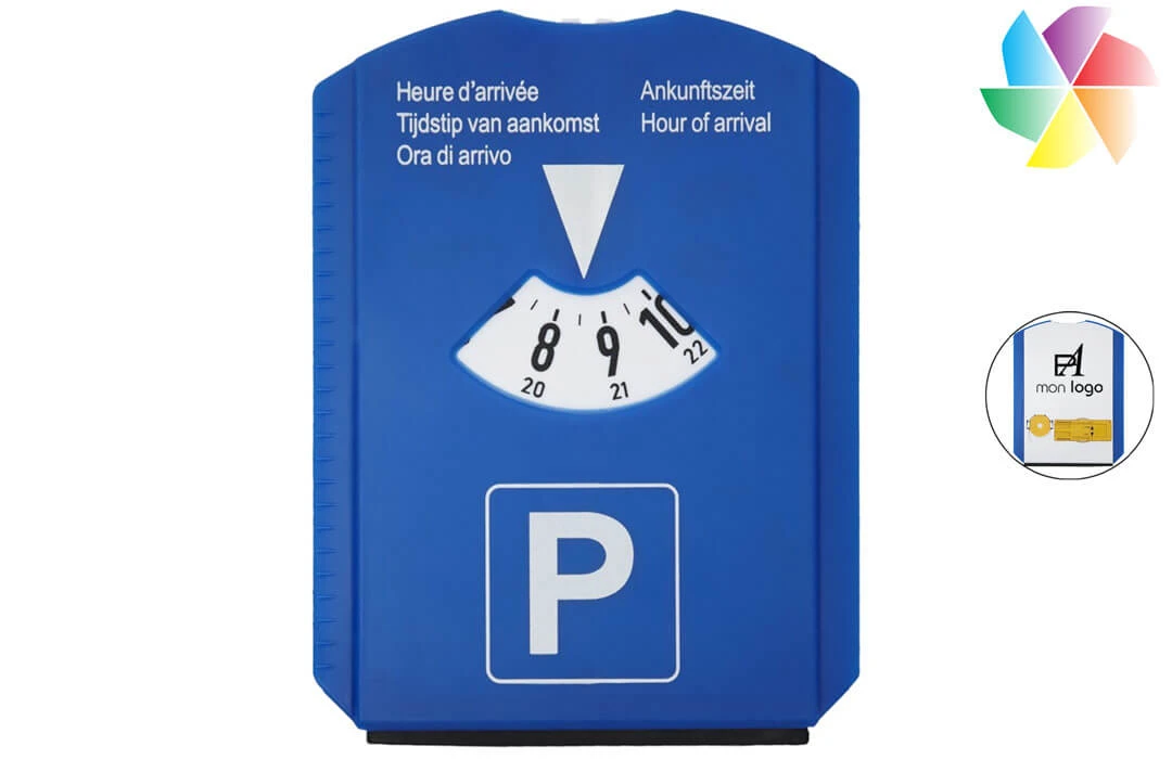 Disque de stationnement bleu - Personnalisable | PROEBO