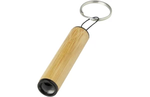 Porte-clés en bambou avec lumière Cane