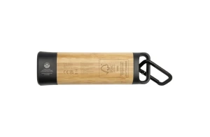 Lampe torche personnalisée en plastique et bambou recyclé certifié RCS