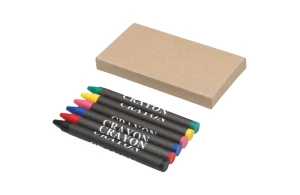Boite de crayons de couleur personnalisable 6 pièces