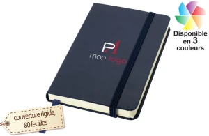 Carnet notes de poche publicitaire personnalisé A6 à couverture rigide 