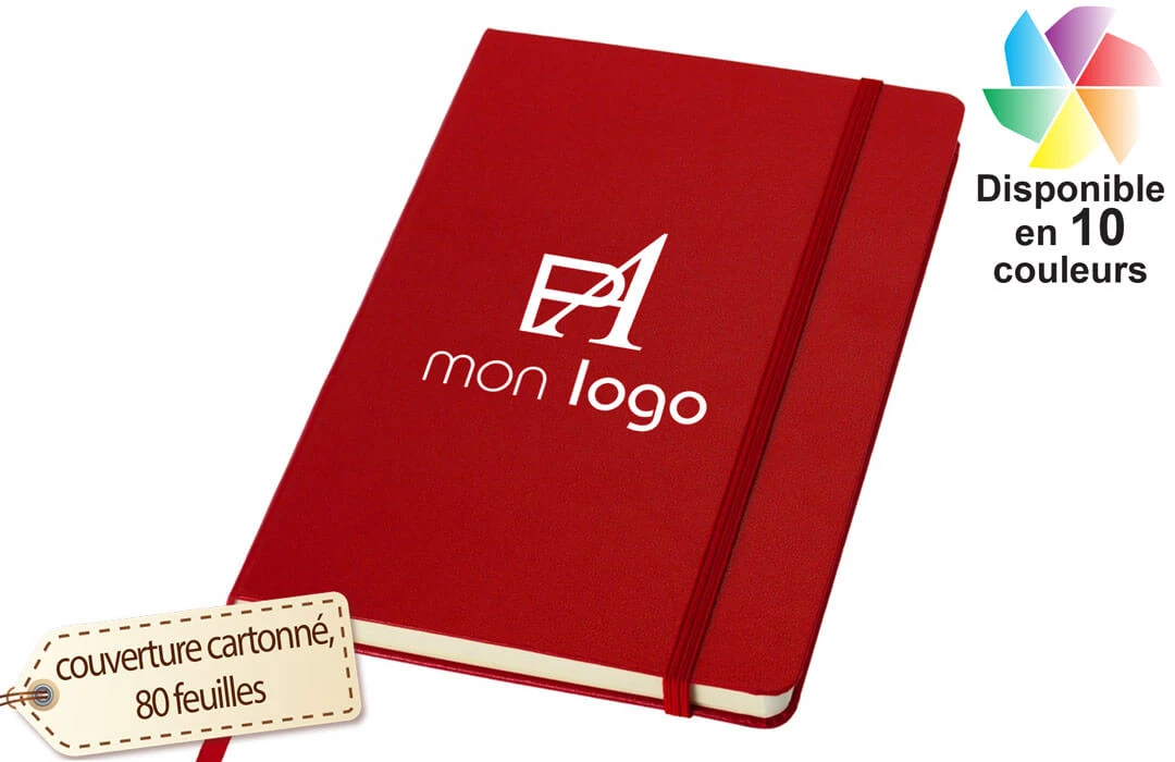 Carnet A5 publicitaire personnalisable pour entreprise