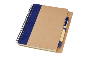 Carnet de notes personnalisé à spiral A6 recyclé avec stylo priestly