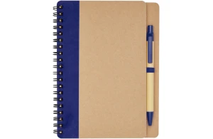 Carnet de notes personnalisé à spiral A6 recyclé avec stylo priestly