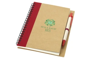Carnet de notes personnalisé à spiral A6 recyclé avec stylo priestly