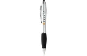 Stylo stylet publicitaire Nash corps couleur et grip noir