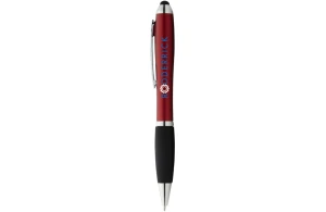 Stylo stylet publicitaire Nash corps couleur et grip noir