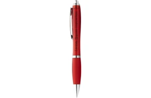 Stylo à bille avec corps et grip coloré Nash