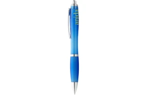 Stylo publicitaire Nash avec corps et grip coloré