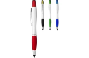 Stylo stylet personnalisé Nash avec surligneur