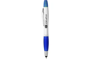 Stylo stylet personnalisé Nash avec surligneur