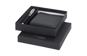 Parure de stylo bille coffret cadeau avec portefeuille Baritone