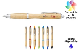 Crayon de bois Pencil publicitaire - Le Calendrier Pub Marquage 1 couleur -  Coloris Blanc