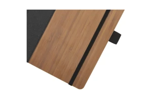Carnet de notes A5 couverture bambou et dos cuir