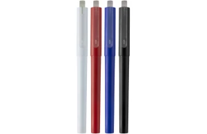 Stylo publicitaire à pointe fine en plastique PET recyclé Mauna