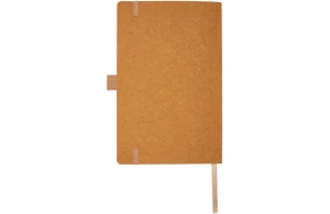 Carnet en cuir recyclé avec poche en papier Kraft