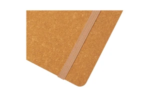 Carnet en cuir recyclé avec poche en papier Kraft