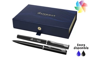 Parure stylo à bille et roller Waterman personnalisée 