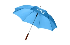 Parapluie publicitaire automatique avec poignée en bois Lisa