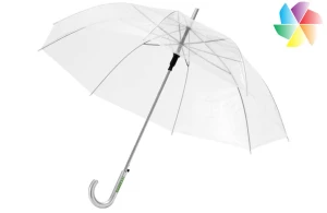 Parapluie transparent à ouverture automatique Kate publicitaire personnalisé 