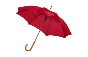 Parapluie publicitaire automatique poignée et mât en bois Kyle