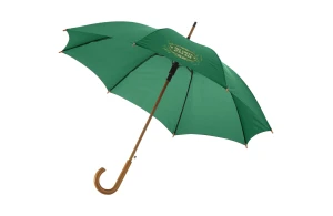 Parapluie publicitaire automatique poignée et mât en bois Kyle