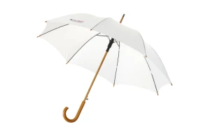 Parapluie publicitaire automatique poignée et mât en bois Kyle