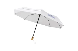 Parapluie publicitaire pliable automatique en PET recyclé Bo